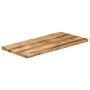 Massivholz-Tischplatte mit natürlicher Kante aus Mangoholz 100x60x3,8 cm von , Tischplatten - Ref: Foro24-370694, Preis: 118,...