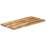 Solid mango wood natural edge table top 100x60x3.8 cm by , Table tops - Ref: Foro24-370694, Price: 116,74 €, Discount: %