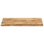 Massivholz-Tischplatte mit natürlicher Kante aus Mangoholz 100x60x3,8 cm von , Tischplatten - Ref: Foro24-370694, Preis: 118,...