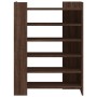 Shoe cabinet made of engineered wood in brown oak, measuring 74.5x37.5x100 cm. by , Shoe racks and shoe organizers - Ref: For...