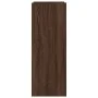 Shoe cabinet made of engineered wood in brown oak, measuring 74.5x37.5x100 cm. by , Shoe racks and shoe organizers - Ref: For...