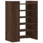 Shoe cabinet made of engineered wood in brown oak, measuring 74.5x37.5x100 cm. by , Shoe racks and shoe organizers - Ref: For...