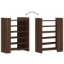 Shoe cabinet made of engineered wood in brown oak, measuring 74.5x37.5x100 cm. by , Shoe racks and shoe organizers - Ref: For...