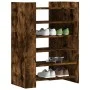 Schuhschrank aus geräucherter Eichen-Ingenieurholz 74,5x37,5x100cm. von , Schuhregale und Schuhorganisatoren - Ref: Foro24-84...