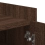 Engineered wood shoe cabinet in brown oak color, 52x37.5x100 cm by , Shoe racks and shoe organizers - Ref: Foro24-848443, Pri...