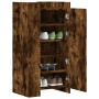 Shoe cabinet made of smoked oak engineered wood, 52x37.5x100 cm by , Shoe racks and shoe organizers - Ref: Foro24-848441, Pri...