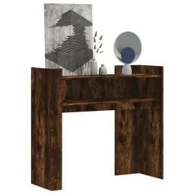 Smoked oak engineered wood console table 100x35x90 cm by , Side tables - Ref: Foro24-848469, Price: 63,85 €, Discount: %