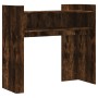 Konsole aus geräucherter Eichen-Ingenieurholz 100x35x90 cm. von , Seitentische - Ref: Foro24-848469, Preis: 64,88 €, Rabatt: %
