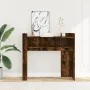 Smoked oak engineered wood console table 100x35x90 cm by , Side tables - Ref: Foro24-848469, Price: 63,85 €, Discount: %