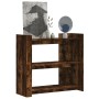 Smoked oak engineered wood console table 100x35x90 cm by , Side tables - Ref: Foro24-848476, Price: 75,23 €, Discount: %