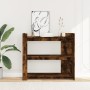 Smoked oak engineered wood console table 100x35x90 cm by , Side tables - Ref: Foro24-848476, Price: 75,23 €, Discount: %