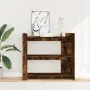 Smoked oak engineered wood console table 100x35x90 cm by , Side tables - Ref: Foro24-848476, Price: 74,05 €, Discount: %