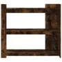 Mesa consola de madera de ingeniería roble ahumado 100x35x90 cm de , Mesas auxiliares - Ref: Foro24-848476, Precio: 74,05 €, ...
