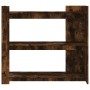 Smoked oak engineered wood console table 100x35x90 cm by , Side tables - Ref: Foro24-848476, Price: 75,23 €, Discount: %