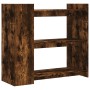 Smoked oak engineered wood console table 100x35x90 cm by , Side tables - Ref: Foro24-848476, Price: 75,23 €, Discount: %