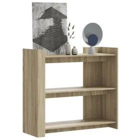 Sonoma oak engineered wood console table 100x35x90 cm by , Side tables - Ref: Foro24-848474, Price: 72,82 €, Discount: %
