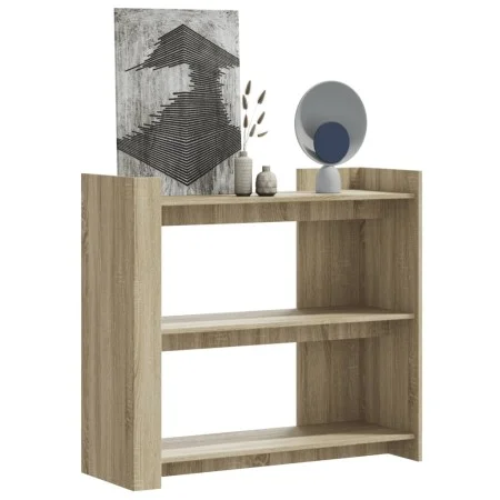 Sonoma oak engineered wood console table 100x35x90 cm by , Side tables - Ref: Foro24-848474, Price: 72,82 €, Discount: %