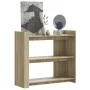 Sonoma oak engineered wood console table 100x35x90 cm by , Side tables - Ref: Foro24-848474, Price: 72,82 €, Discount: %