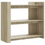 Sonoma oak engineered wood console table 100x35x90 cm by , Side tables - Ref: Foro24-848474, Price: 72,82 €, Discount: %