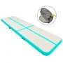 Inflatable gymnastics mat and pump green PVC 600x100x20 cm by vidaXL, Pilates and yoga mats - Ref: Foro24-92687, Price: 275,8...