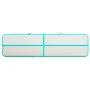 Aufblasbare Gymnastikmatte und Pumpe aus grünem PVC, 600 x 100 x 20 cm von vidaXL, Pilates und Yogamatten - Ref: Foro24-92687...