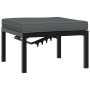 Gartensofagarnitur mit 3-teiligen Kissen, Schwarz, aus Aluminium. von , Gartensets - Ref: Foro24-3283680, Preis: 434,10 €, Ra...