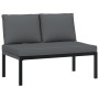 Set de sofás de jardín con cojines 7 piezas aluminio negro de , Conjuntos de jardín - Ref: Foro24-3283689, Precio: 1,00 €, De...