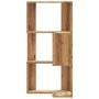 Corner shelf 3 levels oak wood artisan 50x50x102 cm by , Bookcases and shelves - Ref: Foro24-852599, Price: 56,19 €, Discount: %