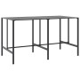 High bar table with black powder-coated steel, 200x100x110 cm by , Garden tables - Ref: Foro24-3301419, Price: 309,32 €, Disc...