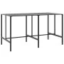 High bar table with black powder-coated steel, 200x100x110 cm by , Garden tables - Ref: Foro24-3301419, Price: 303,87 €, Disc...