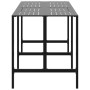 High bar table with black powder-coated steel, 200x100x110 cm by , Garden tables - Ref: Foro24-3301419, Price: 309,32 €, Disc...