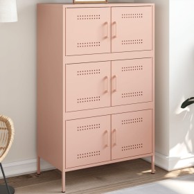 Aparador de acero rosa 68x39x113 cm de , Aparadores - Ref: Foro24-842959, Precio: 152,15 €, Descuento: %