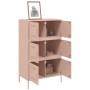 Steel pink sideboard 68x39x113 cm by , Sideboards - Ref: Foro24-842959, Price: 152,07 €, Discount: %