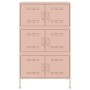 Steel pink sideboard 68x39x113 cm by , Sideboards - Ref: Foro24-842959, Price: 152,07 €, Discount: %