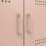 Aparador de acero rosa 68x39x113 cm de , Aparadores - Ref: Foro24-842959, Precio: 152,07 €, Descuento: %