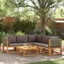 Set de sofás de jardín con cojines 6 pzas madera maciza acacia de , Conjuntos de jardín - Ref: Foro24-3278897, Precio: 610,65...