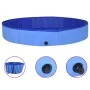 Blue PVC folding dog pool 300x40 cm by vidaXL, Dog products - Ref: Foro24-92603, Price: 150,63 €, Discount: %