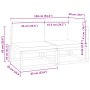 Zweiplätziges Gartensofa mit massiven Akazienholz-Kissen. von , Outdoor-Sofas - Ref: Foro24-4008163, Preis: 246,04 €, Rabatt: %
