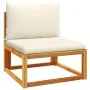 Gartensofagarnitur mit 6-teiligen massiven Akazienholz-Kissen. von , Gartensets - Ref: Foro24-3278869, Preis: 492,11 €, Rabat...