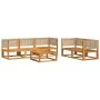 Set de sofás de jardín con cojines 6 pzas madera maciza acacia de , Conjuntos de jardín - Ref: Foro24-3278925, Precio: 674,21...