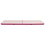Inflatable gymnastics mat with pink PVC pump 700x100x15 cm by vidaXL, Pilates and yoga mats - Ref: Foro24-92670, Price: 311,2...