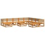 Garden sofa set with 11 pieces, solid acacia wood, and cushions. by , Outdoor sofas - Ref: Foro24-3278860, Price: 1,00 €, Dis...