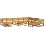 Garden sofa set with 11 pieces, solid acacia wood, and cushions. by , Outdoor sofas - Ref: Foro24-3278860, Price: 1,00 €, Dis...