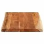 Rectangular tabletop with natural acacia edge 90x60x2.5 cm by , Table tops - Ref: Foro24-370621, Price: 74,77 €, Discount: %