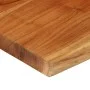 Tablero mesa cuadrado borde natural madera acacia 60x60x3,8 cm de , Tableros para mesas - Ref: Foro24-370642, Precio: 69,59 €...