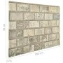 Paneles de pared 3D diseño de ladrillo 11 uds EPS color arena de , Recubrimiento de paredes - Ref: Foro24-147201, Precio: 186...