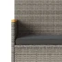 3-seater garden bench with gray synthetic rattan cushions by , garden benches - Ref: Foro24-365442, Price: 125,51 €, Discount: %