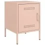 Nachttisch aus rosa Stahl 36x39x50,5 cm von , Nachttische - Ref: Foro24-842912, Preis: 54,76 €, Rabatt: %