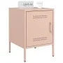 Nachttisch aus rosa Stahl 36x39x50,5 cm von , Nachttische - Ref: Foro24-842912, Preis: 54,76 €, Rabatt: %