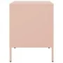 Mesita de noche de acero rosa 36x39x50,5 cm de , Mesitas de noche - Ref: Foro24-842912, Precio: 54,76 €, Descuento: %